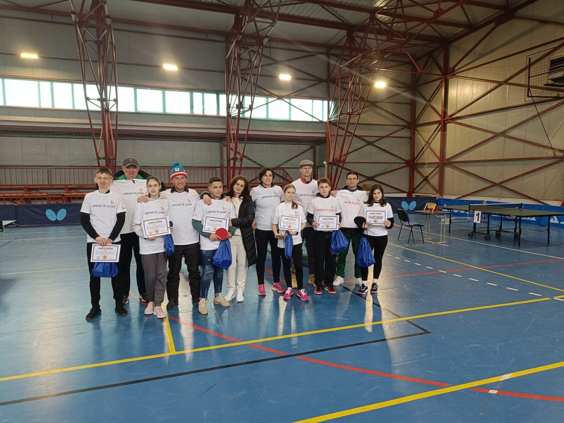 „Campion în școală”, Etapa județeană de tenis de masă mixt